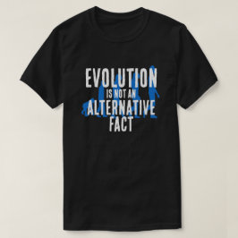 Camiseta Divertido "La evolución no es un hecho alternativo