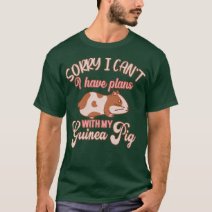 Camiseta Divertido lamento tener planes con mi diseño de ce
