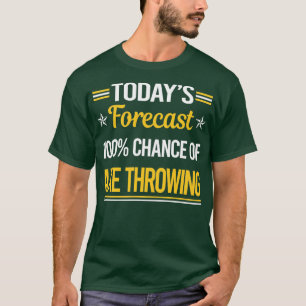 Camiseta Divertido lanzamiento de la hacha de predicción de