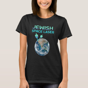 Camiseta Divertido láser espacial judío Trending Secret Jew
