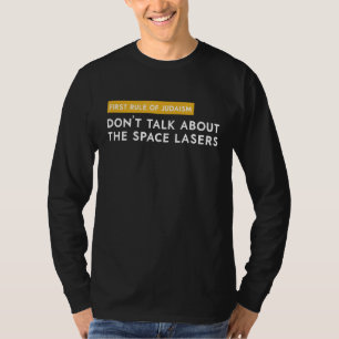 Camiseta Divertido láser espacial judío Trending Secret Jew