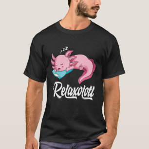 Camiseta Divertido Lazy Axolotl Relaxolotl Sleep Nap Men W