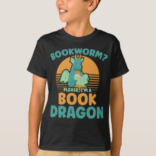 Camiseta Divertido lector de libros divertido para niños d
