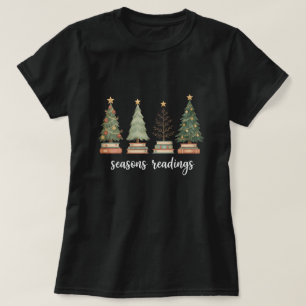 Camiseta Divertido “Lecturas de Temporada” Navidad
