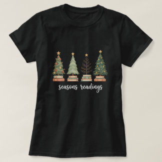 Camiseta Divertido “Lecturas de Temporada” Navidad