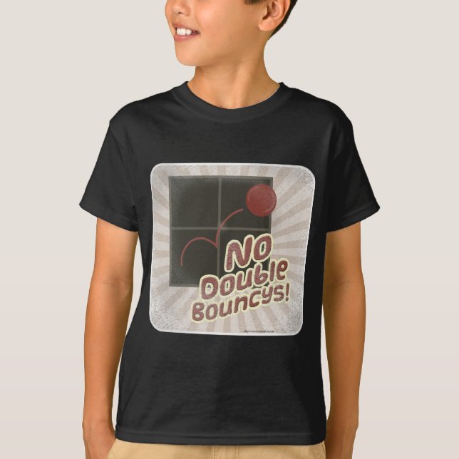 Camiseta Divertido lema de Personalizado de bolas de juegos (Anverso)