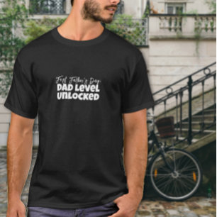 Camiseta Divertido lema irónico de papá para el primer día