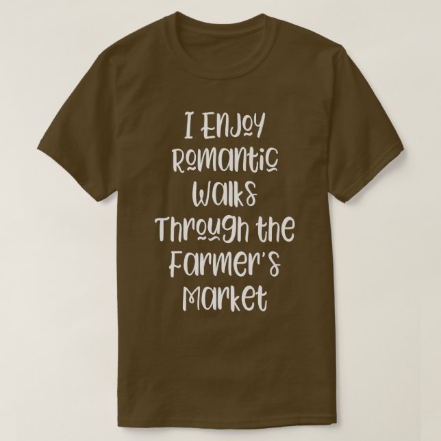 Camiseta Divertido lema vegetariano (Diseño del anverso)