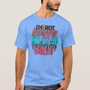 Camiseta Divertido leopardo No soy Bossy Tengo Dirigencia
