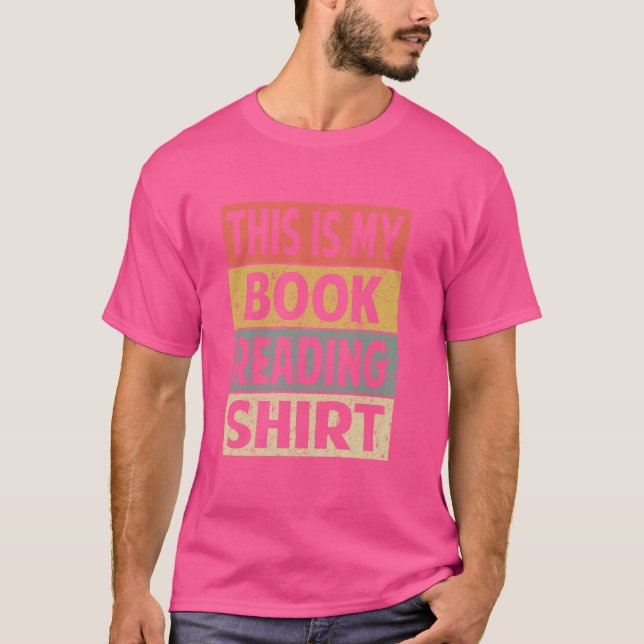 Camiseta Divertido librero este es mi libro leyendo diversi (Anverso)