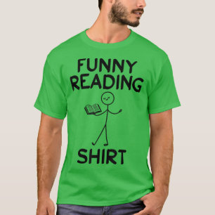 Camiseta Divertido libro de Shirys leyendo libro de ilustra