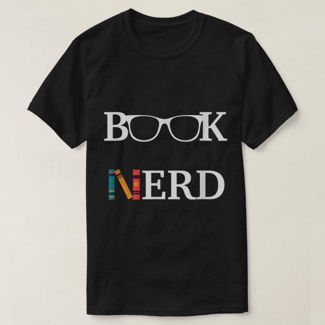Camiseta Divertido libro Nerd leyendo regalo para bibliotec (Diseño del anverso)