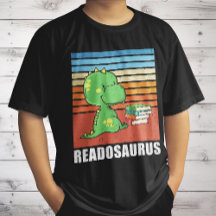 Divertido libro Readosaurus Dinosaur leyendo Dino 