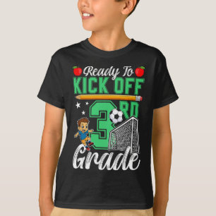 Camiseta Divertido listo para patear 3er grado fútbol de vu