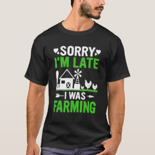 Camiseta Divertido Lo siento, llegué tarde, era divertido d