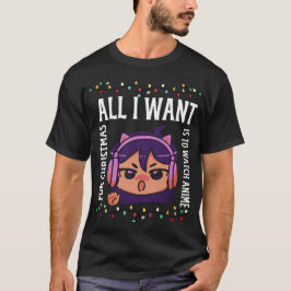 Camiseta divertido lo único que quiero para los navidades e