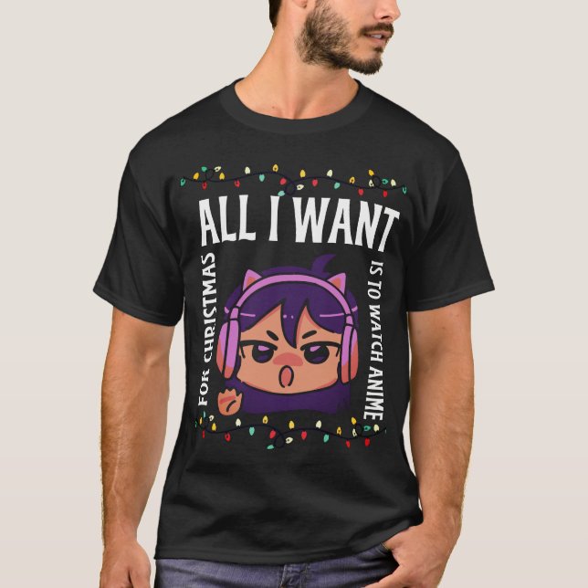 Camiseta divertido lo único que quiero para los navidades e (Anverso)