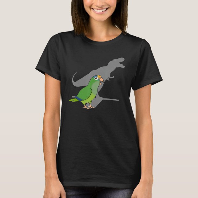 Camiseta Divertido loro de DInosaur, meme de Birb, compañía (Anverso)