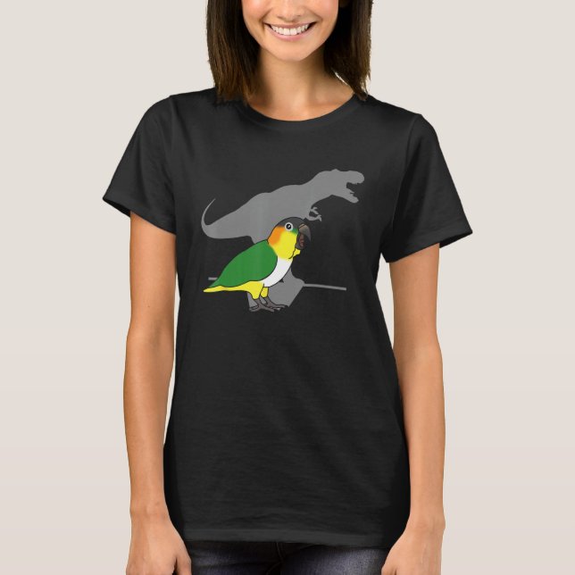 Camiseta Divertido loro de dinosaurios, memes de Birb, cabe (Anverso)