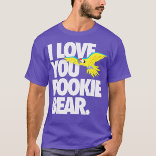 Camiseta Divertido loro hablante me encanta tu oso de galle