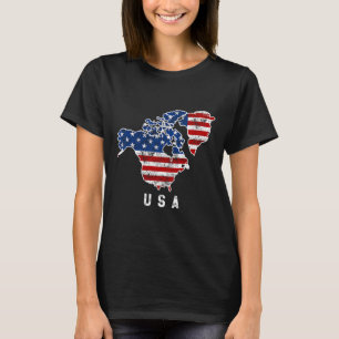 Camiseta Divertido mapa de la visión de Trump sobre Estados