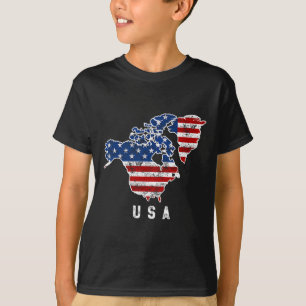 Camiseta Divertido mapa de la visión de Trump sobre Estados
