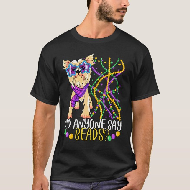 Camiseta Divertido Mardi Gras Alguien Dijo Que Las Cuentas  (Anverso)
