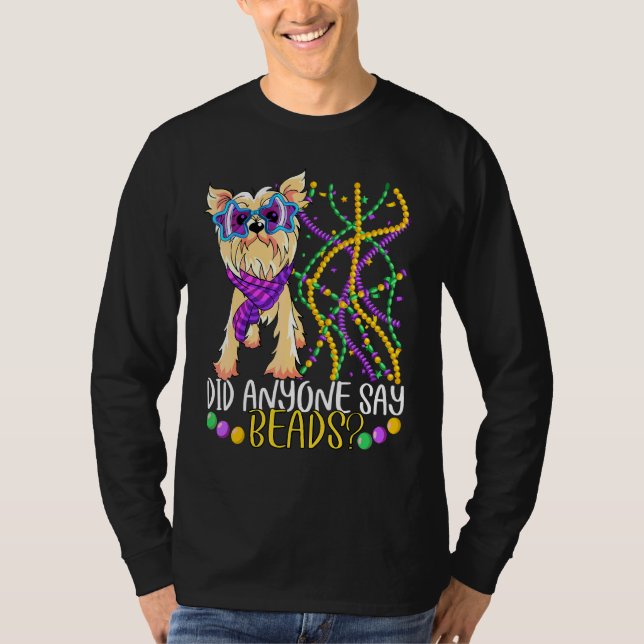 Camiseta Divertido Mardi Gras Alguien Dijo Que Las Cuentas  (Anverso)
