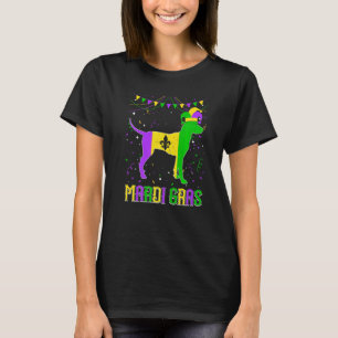 Camiseta Divertido Mardi Gras Dalmatian Perro Papá Mamá Mar