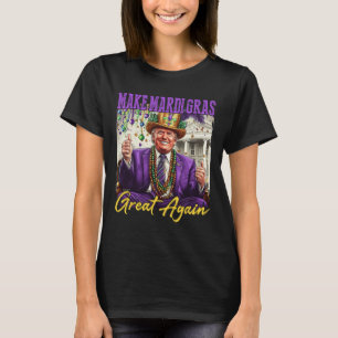 Camiseta Divertido Mardi Gras Donald Trump Mardi Gras Ameri