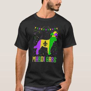 Camiseta Divertido Mardi Gras Perro Ganadero Australiano Pa