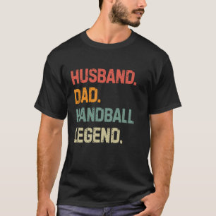 Camiseta Divertido marido de balonmano papá Leyenda de balo