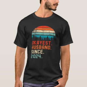 Camiseta Divertido marido Okayest desde la boda ventilado A