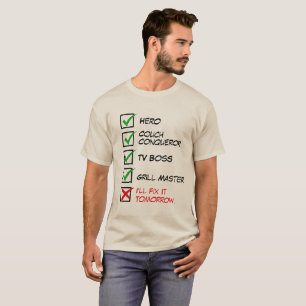 Camiseta Divertido marido, papá o camisas de novios - Regal