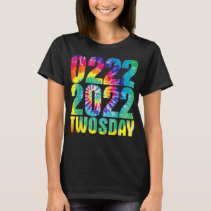 Camiseta Divertido Martes Feliz Twosday Martes 22 De Febrer