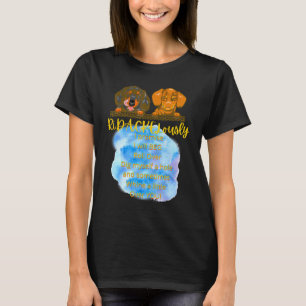 Camiseta Divertido Mascota de Dachshund Papá Wiener Perro M