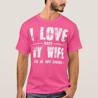 Camiseta Divertido Me Encanta Cuando Mi Esposa Me Deja Comp