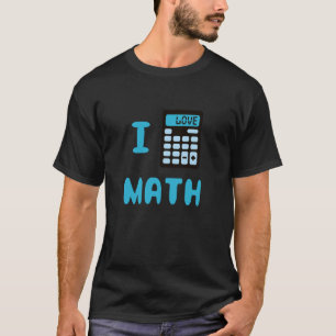 Camiseta Divertido Me Encanta La Matemática Calculadora De 