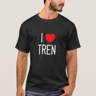Camiseta Divertido Me Encanta Tren, Frase de Entrenamiento,