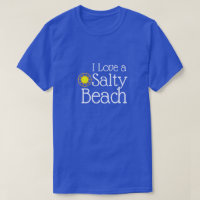 Divertido "Me encanta una playa salada"