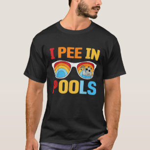 Camiseta Divertido me meo en piscinas hombres de vacaciones