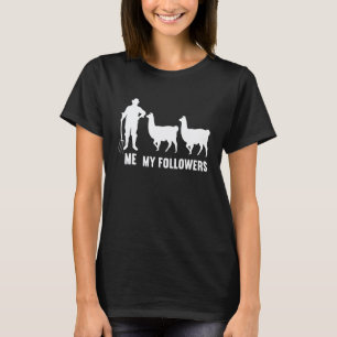 Camiseta Divertido Me Mis Seguidores Alpaca Llama Alpacas A