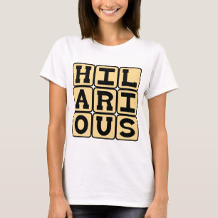 Camiseta Divertido, me muero de risa