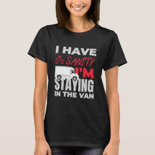 Camiseta Divertido, me quedo en la furgoneta Phasmophobia 