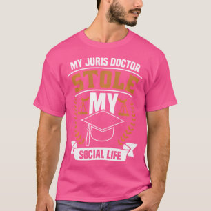 Camiseta Divertido Médico Juris de Graduación en Facultad d