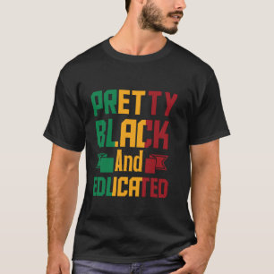 Camiseta divertido melanina Mes de la Historia Negra, negra
