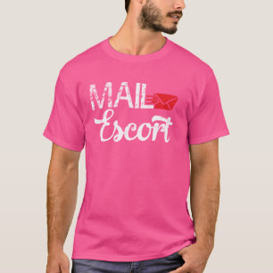Camiseta Divertido mensaje de correo postman trabajadores p