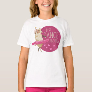 Camiseta Divertido mensaje de oveja - Solamente baile acerc