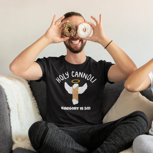 Camiseta Divertido mensaje sagrado cannoli italiano Persona