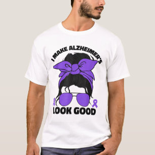 Camiseta Divertido Mes de Conciencia de Heimers Mujeres Mor